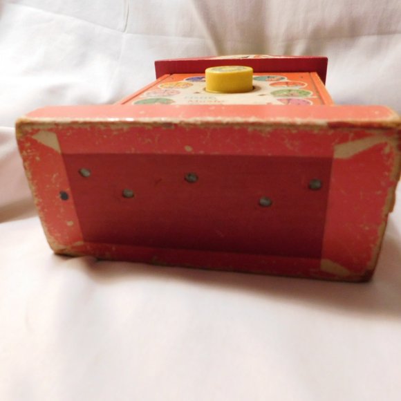 Vintage Fisher Price Music Box Teaching Clock Toy 1968 - Picture 6 of 10